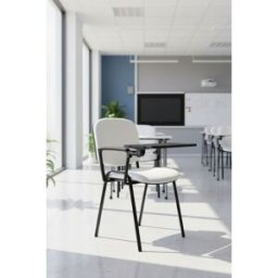 Presentes Miguel Pack 4 Cadeiras Ofis Couro sintético com Pá - Branco