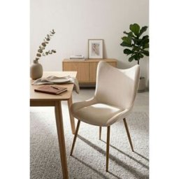 Presentes Miguel Cadeira Tana Veludo - Beige