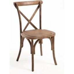 Presentes Miguel Pack de 4 Cadeiras Altea Em Polipropileno Com Efeito Rattan e Madeira - Roble Claro