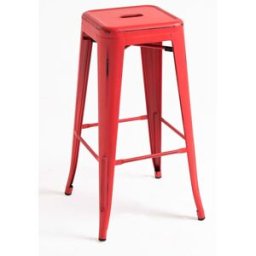 Presentes Miguel Pack 6 Bancos Torix Vintage 73 cm - Vermelho vintage
