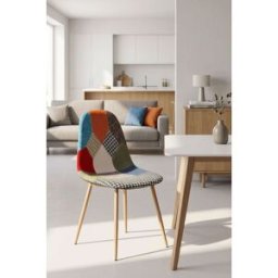Presentes Miguel Cadeira Teok Patchwork - Patchwork Clear
