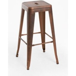 Presentes Miguel Pack 6 Bancos Torix Vintage 73 cm - Ouro vintage