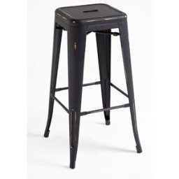 Presentes Miguel Pack 6 Bancos Torix Vintage 73 cm - Preto vintage