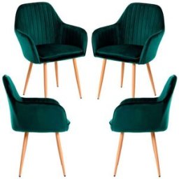 Presentes Miguel Pack 4 Cadeiras Chic - Verde