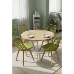 Presentes Miguel Pack 4 Cadeiras Mima - Verde Claro