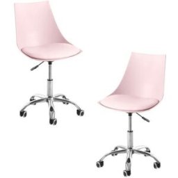 Presentes Miguel Pack 2 Cadeiras Blok Office - Rosa