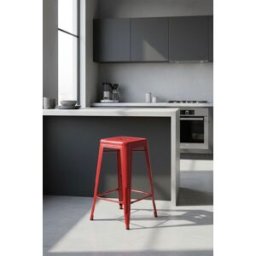 Presentes Miguel Banco Torix Baixo 65 cm - Vermelho