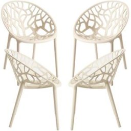 Presentes Miguel Pack 4 Cadeiras Nido - Beige