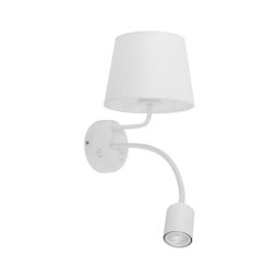 Candeeiro de parede MAJA 1xE27/15W/230V + 1xGU10/10W/230V branco