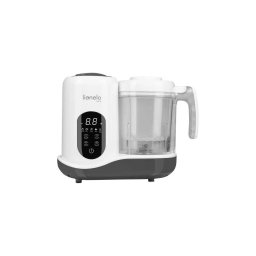 Lionelo - Cozedor a vapor 5 em 1 BABYMENU 110W/230V branco/cinzento