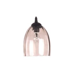 Vidro de substituição para lustre E27, diâmetro 17 cm, bege fumado