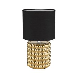Globo 21626 - Candeeiro de mesa VALENTINO 1xE14/40W/230V preto/dourada