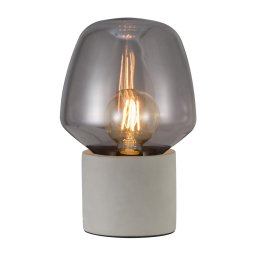 Nordlux - Candeeiro de mesa CHRISTINA 1xE27/25W/230V betão/cinzento