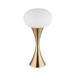 Globo 21027M - Candeeiro de mesa LULA 1xE14/25W/230V dourado