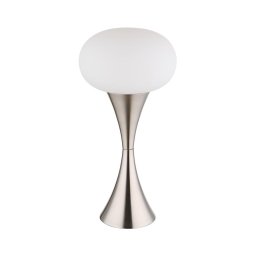 Globo 21027N - Candeeiro de mesa LULA 1xE14/25W/230V cromado mate