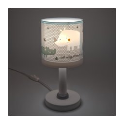 Dalber 60621N - Candeeiro infantil LED RHINO&CROCO 1xG4/4W/230V cinzento