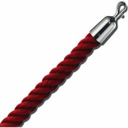 kaiserkraft Cordão de barreira 1,5 m, peças finais cromadas, cordão vermelho, Cordão de barreira 1,5 m, peças finais cromadas, cordão vermelho. Material de alta qualidade. Aspeto elegante, ideal para museus, exposições ou áreas VIP. Várias cores de cordão