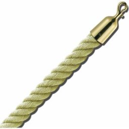 kaiserkraft Cordão de barreira 1,5 m, peças finais em latão, cordão bege, Cordão de barreira 1,5 m, peças finais em latão, cordão bege. Material de alta qualidade. Aspeto elegante, ideal para museus, exposições ou áreas VIP. Várias cores de cordão disponí