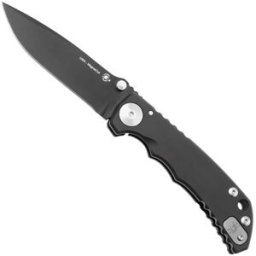 Spartan Blades Harsey Folder, Black PVD, Silver hardware SF5BK-SHW navalha