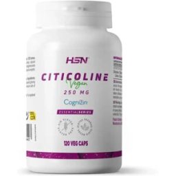 HSN Citicolina (CDP-colina) (Cognizin®) 250mg - 120 veg caps - Concentração e memória - Cápsulas Vegetales - 120 Serviços