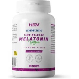 HSN Melatonina libertação sequencial (Melotime™) (1,9mg melatonina) - 120 tabs - Sono/descanso - Tabletas - 120 Serviços