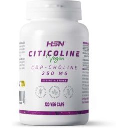 HSN Citicolina (CDP-colina) 250mg - 120 veg caps - Concentração e memória - Cápsulas Vegetales - 120 Serviços