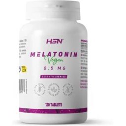 HSN Melatonina 0,5mg - 120 tabs - Sono/descanso - Tabletas - 120 Serviços