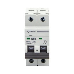 Aigostar - Disjuntor bifásico 2P-50A-C 230-400V