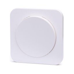 Aigostar - Interruptor simples com moldura n.º 5 branco
