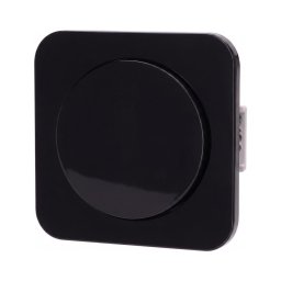 Aigostar - Interruptor simples com moldura n.º 1 preto