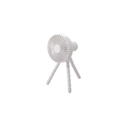 Ventilador de secretária recarregável 3W/5V 1800 mAh branco