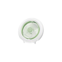 Ventilador de secretária recarregável 4W/5V 1200 mAh branco