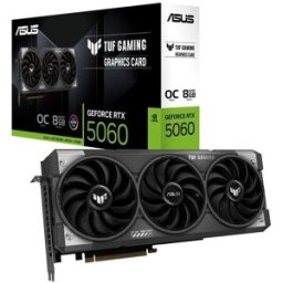 Placa gráfica ASUS TUF Gaming GeForce RTX 5060 OC 8GB GDDR7 Reflex 2 RTX AI DLSS4