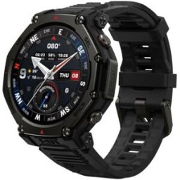 Amazfit T-Rex 3 Pro GPS Bluetooth 48mm AMOLED Preto Resistência Água 10ATM