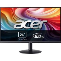 Monitor Acer SA242YH1BI 23,8" FullHD 100Hz VA 4ms Preto HDMI VGA VESA