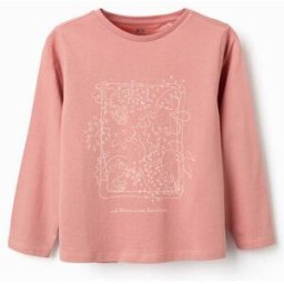 ZIPPY T-shirt de manga comprida Art and Nature para menina, rosa Rosa 5-6 Years
