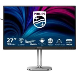 Philips 27B2U4601 - 4000 Series - monitor LED - 27" - 2560 x 1440 QHD @ 120 Hz - IPS - 1500:1 - HDMI, 2xDisplayPort, USB-C - altifalantes - carvão vegetal