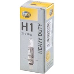 Lâmpada Halogen HELLA H1 Heavy Duty 24V, 70W, 1 peça
