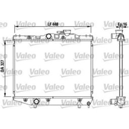 Radiador, arrefecimento do motor VALEO 731124