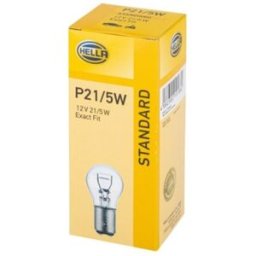 Lâmpada HELLA P21/5W 12V, 21/5W, 10 peça