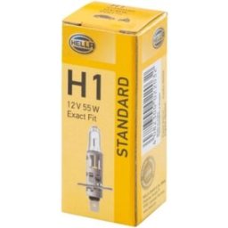 Lâmpada Halogen HELLA H1 Standard 12V, 55W, 1 peça