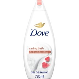 Dove Caring Bath Óleo Amêndoa Hibisco Gel de Banho