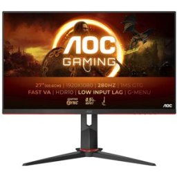 Monitor Gaming 27G2ZN3/BK VA W-LED 27" FHD 16:9 280Hz VESA Adaptive Sync / FreeSync Premium - AOC