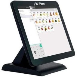 POS Monitor Tátil 15" K2000 Slim Intel Core i3 8GB/128GB SSD + Windows 11 Pro (Preto) - AVPOS