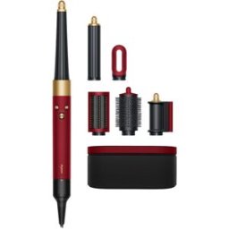Modelador/Secador Multifunção Airwrap i.d. Liso + Ondulado 1300W (Red Velvet/Gold) - DYSON