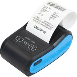 Impressora Térmica Portátil MP580R 58mm Bluetooth USB-C (Preto/Azul) - AVPOS