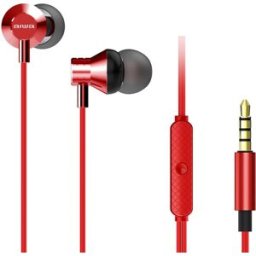 Auriculares c/ Fio ESTM-50RD (Vermelho) - AIWA