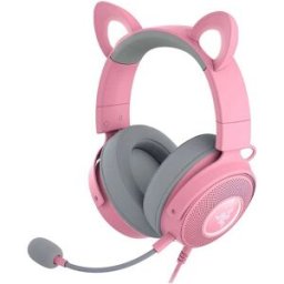 Auscultadores Headset Kraken Kitty V2 Pro (Rosa) - RAZER