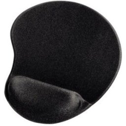 Tapete de Rato Ergonómico 200 x 230mm (Preto) - HAMA