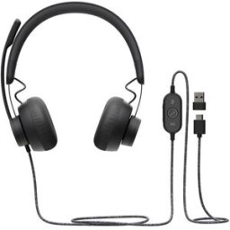 Auscultadores Zone Wired Uc (Grafite) - LOGITECH